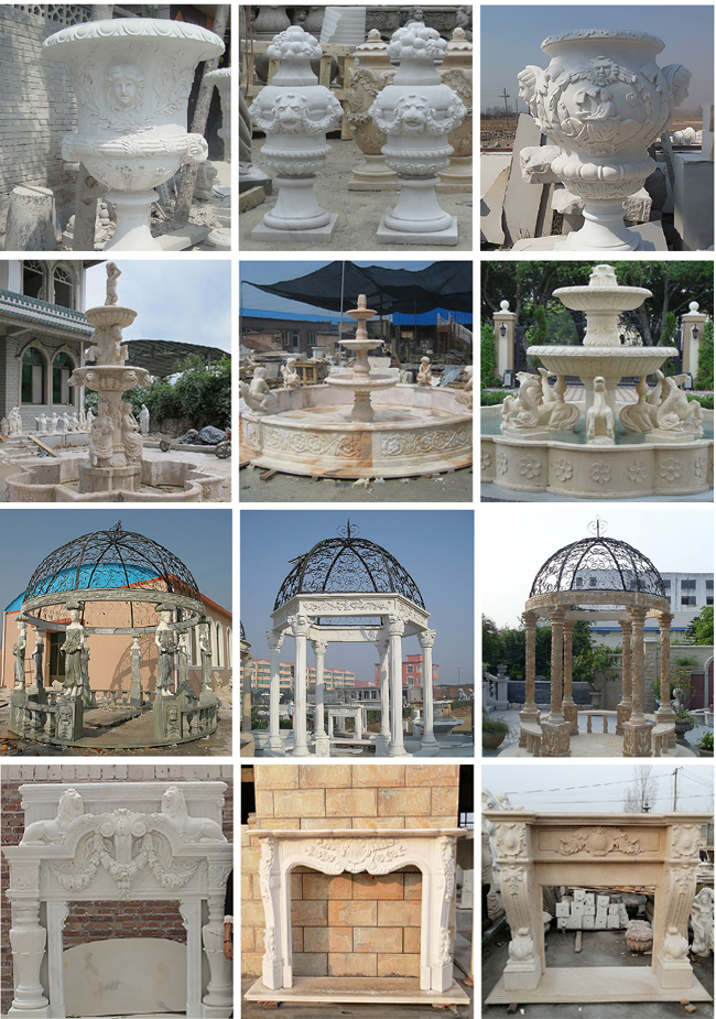 Marble Roman Column Building Pillar Natural Stone House Pillars Designs