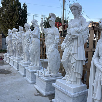 White Marble Greek Roman Statues Sculpture Home Decor Life Size Garden Stone Statue Outdoor Villa Decoration Custom