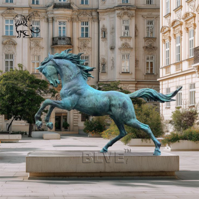 Bronze Life Size Horse Statue Brass Metal Anima Sculpture Casting Decoration Outdoor