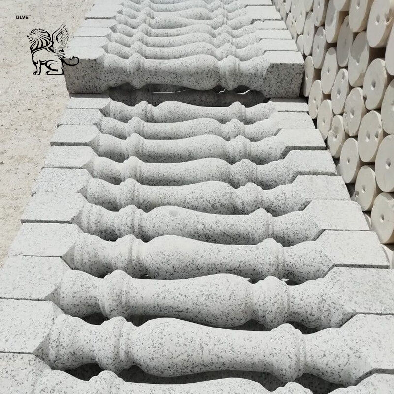 Granit Railing Natural Stone Granite Balustrade Marble Handrail Decorative Outdoor ...