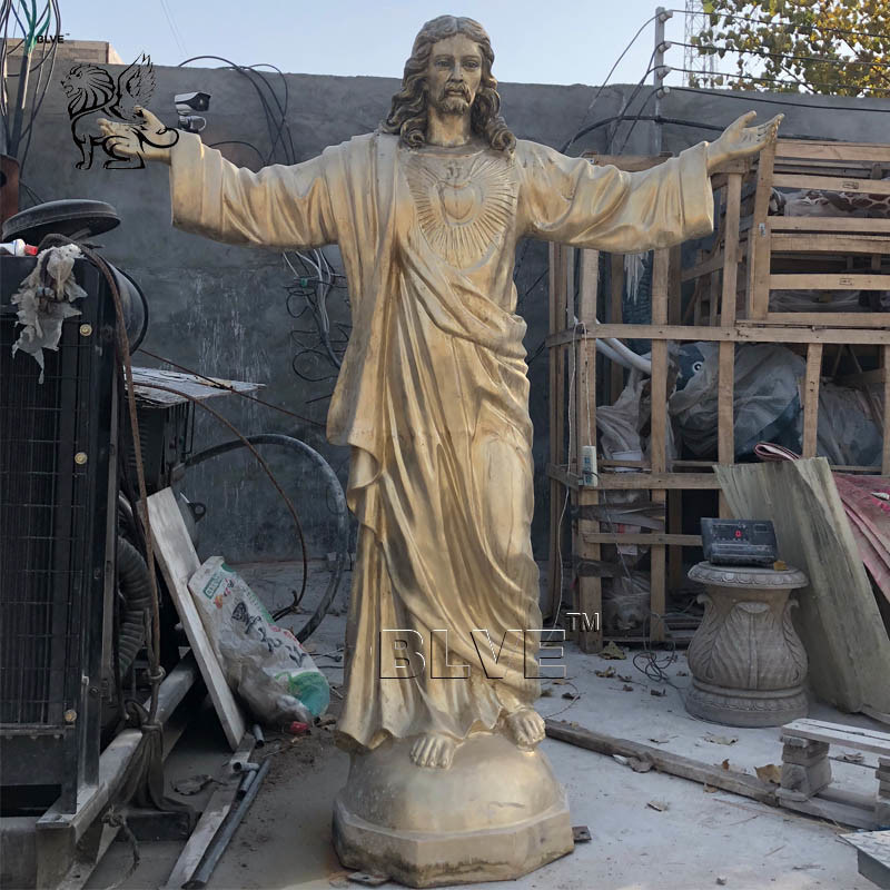 Bronze Jesus Christ Statues Catholic Religious Life Size Church Decorative