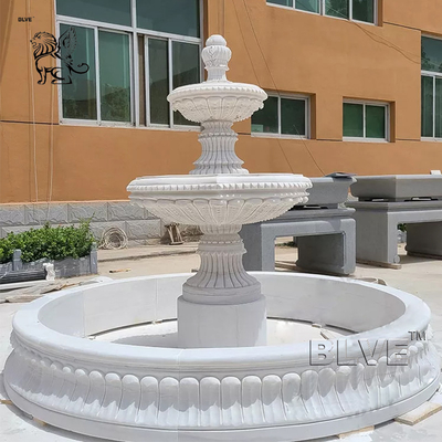 Marble Garden Water Fountains Natural Stone Modern Yard Fountain  European Style Large Outdoor Decorative