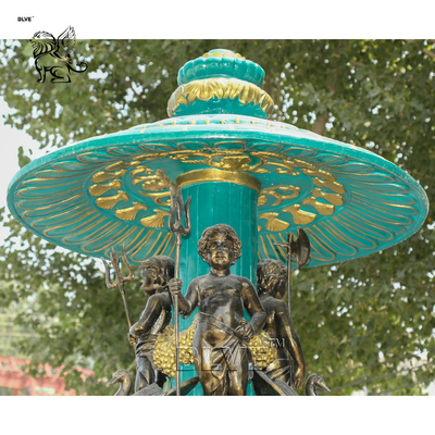 Bronze Garden Fountains Statues French La Fontaine Des Fleuves Metal Water Fountain Outdoor Decoration Large