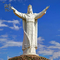 Giant Jesus Marble Statue Christ The King White Stone Christian Religious Sculpture Famous Outdoor Large