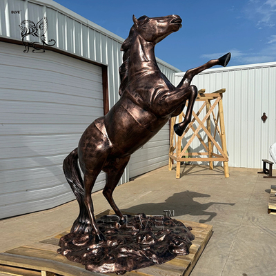 Bronze Life Size Horse Sculptures Copper Metal Animal Large Garden Statues Custom Outdoor