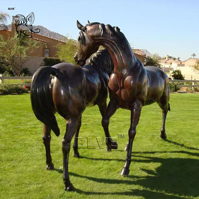 Bronze Life Size Horse Sculptures Copper Metal Animal Large Garden Statues Custom Outdoor