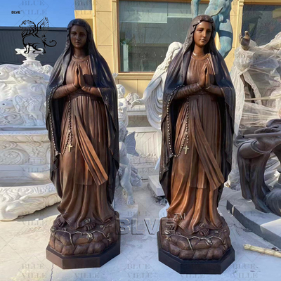 Life Size Virgin Mary Bronze Statue Sculpture Religious Statues Catholic Christian Metal Classic Spot Goods