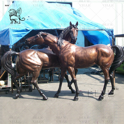 Bronze Statue Running Horse Metal Animal Sculpture Life Size Modern Garden Decoration Outdoor Custom