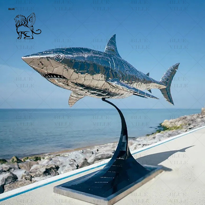 Stainless Steel Horse Statue Sculptures hotel lobby Life Size Animal Metal Sculpture Art Mirror Polished Outdoor Garden