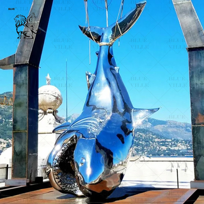 Stainless Steel Horse Statue Sculptures hotel lobby Life Size Animal Metal Sculpture Art Mirror Polished Outdoor Garden