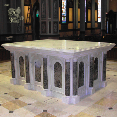 Marble Church Altar The Last Supper Relief Natural Stone Carving Catholic Religious Jesus Holy Tabernacle Large Luxury