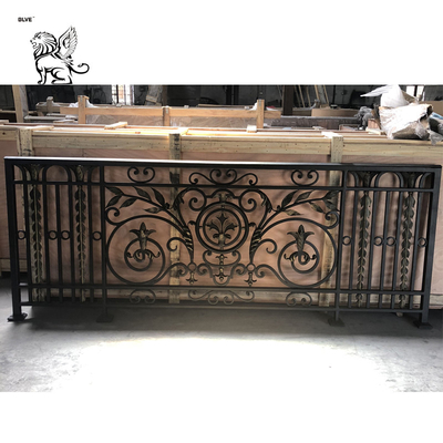 Casting Iron Gate Stair Railing Balcony Handrail Wrought Iron Fence Ornamental Fence High Quality