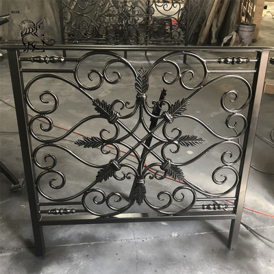 Casting Iron Gate Stair Railing Balcony Handrail Wrought Iron Fence Ornamental Fence High Quality