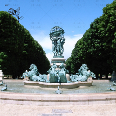 Fontaine de l'Observatoire Outdoor Bronze Figure Fountain Famous Large Horse Statues Fountains Garden Decoration