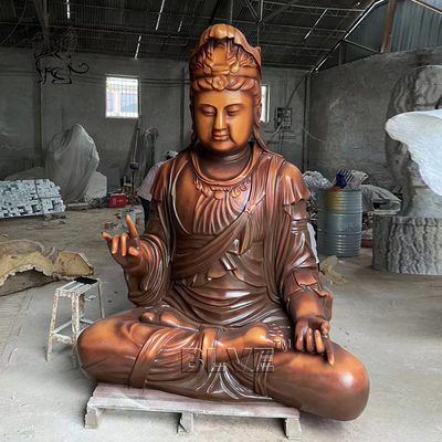 Sitting Bronze Buddha Statues Copper Brass Thai Buddha Sculpture Home Decor Metal Antique Large