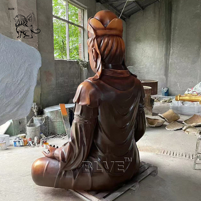 Sitting Bronze Buddha Statues Copper Brass Thai Buddha Sculpture Home Decor Metal Antique Large