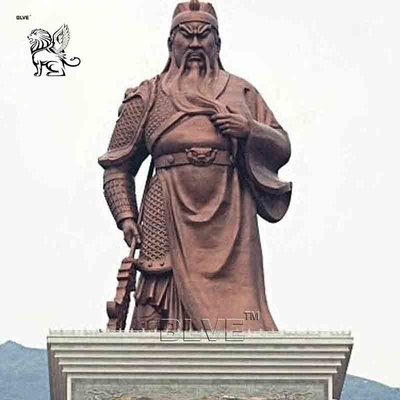 Bronze Guan Gong Sculpture Copper Metal Kwan Kung Statue Outdoor Large Custom Size