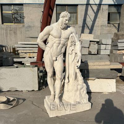 White Marble Galileo Galilei Statue Hand Carved Stone Figure Sculpture Garden Decor Large European Outdoor