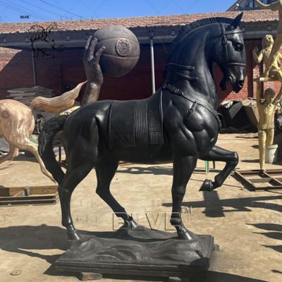 Bronze Life Size Horse Statue Brass Metal Anima Sculpture Casting Decoration Outdoor