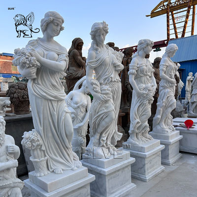 White Marble Greek Roman Statues Sculpture Home Decor Life Size Garden Stone Statue Outdoor Villa Decoration Custom