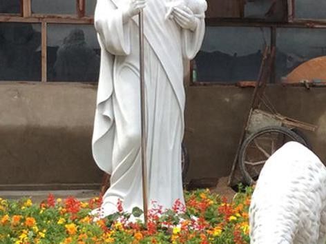 MARBLE JESUS STATUES CATHOLIC RELIGIOUS SCULPTURE HAND CARVED