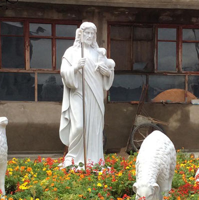 MARBLE JESUS STATUES CATHOLIC RELIGIOUS SCULPTURE HAND CARVED