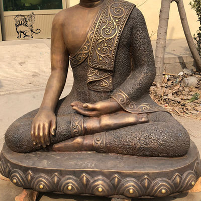 Bronze Buddha Statues Garden Sitting Budda Sculpture Garden Life Size