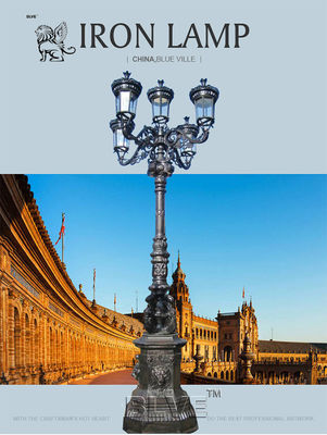 Victorian Style Antique Cast Street Lamp Post Garden Light Outdoor