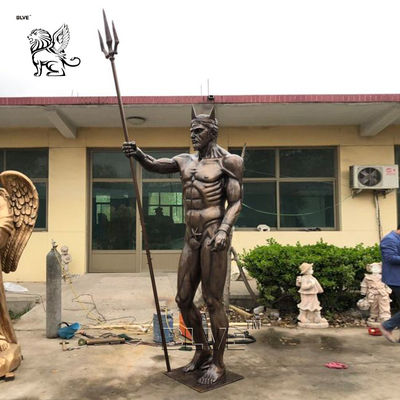 Large Poseidon Bronze Statue Greek Sea God Sculpture Garden Art Metal Decoration Outdoor