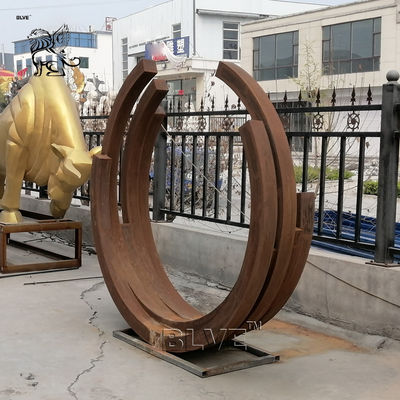 Corten Steel Sculpture Stainless Steel Abstract Large Outdoor Art Metall Garden Decoration